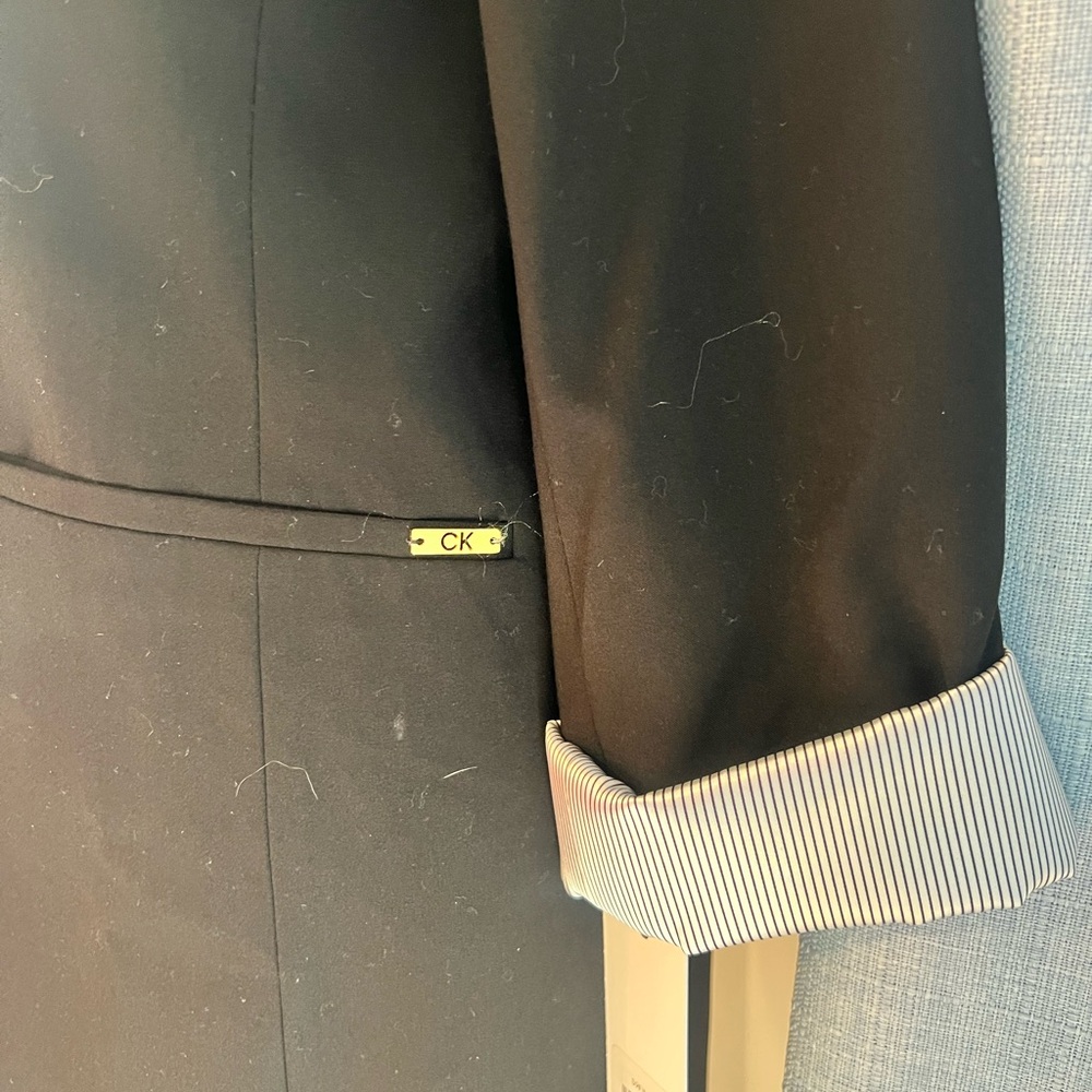 Open Front Calvin Klein Blazer NWT Size 14 - Picture 3 of 3